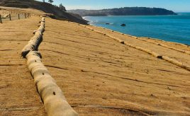 oceanside erosion control using GeoTextiles
