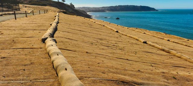 oceanside erosion control using GeoTextiles